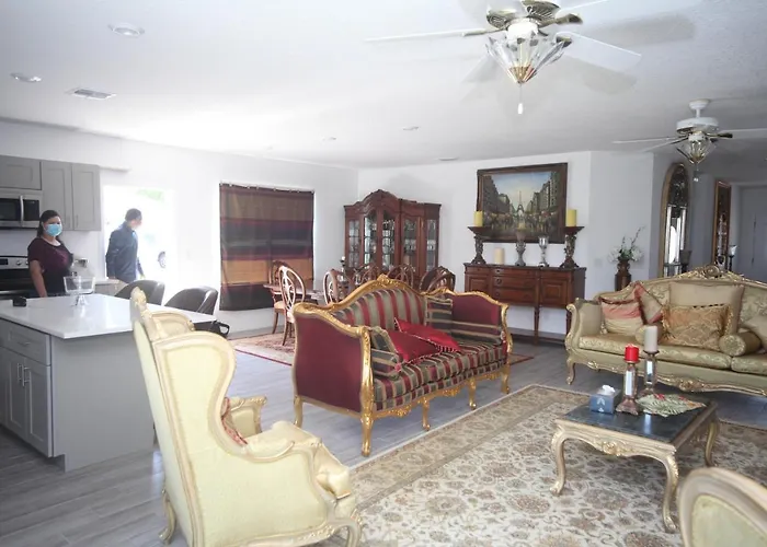 A beautiful queen bedroom